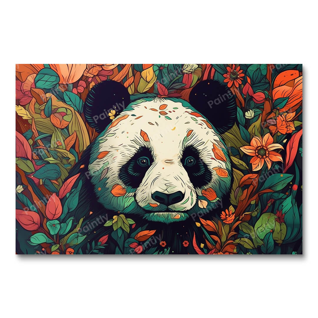 Panda's Whimsical Hideaway (Diamond Painting)