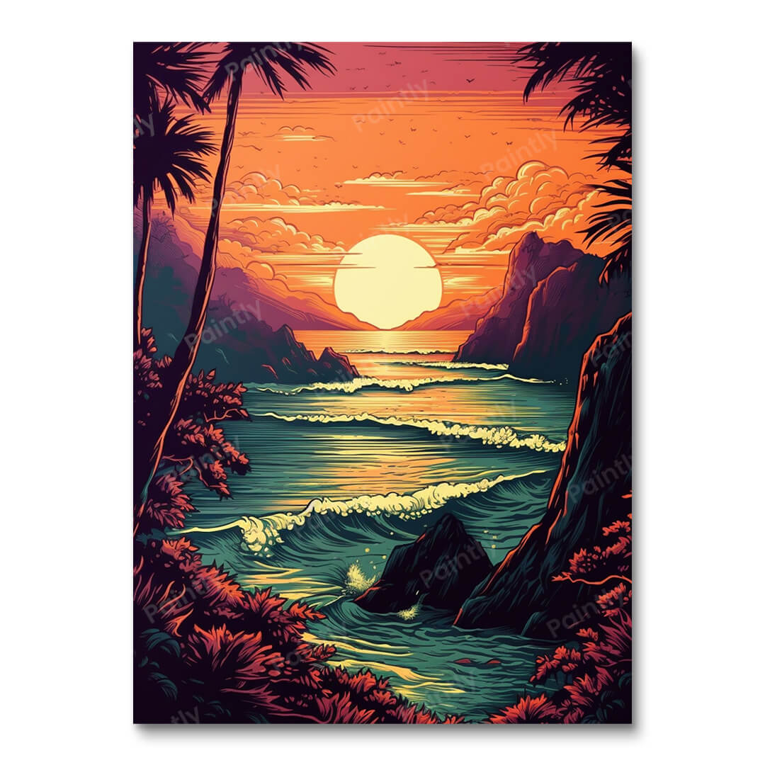 Sunset Rendezvous (Diamond Painting)