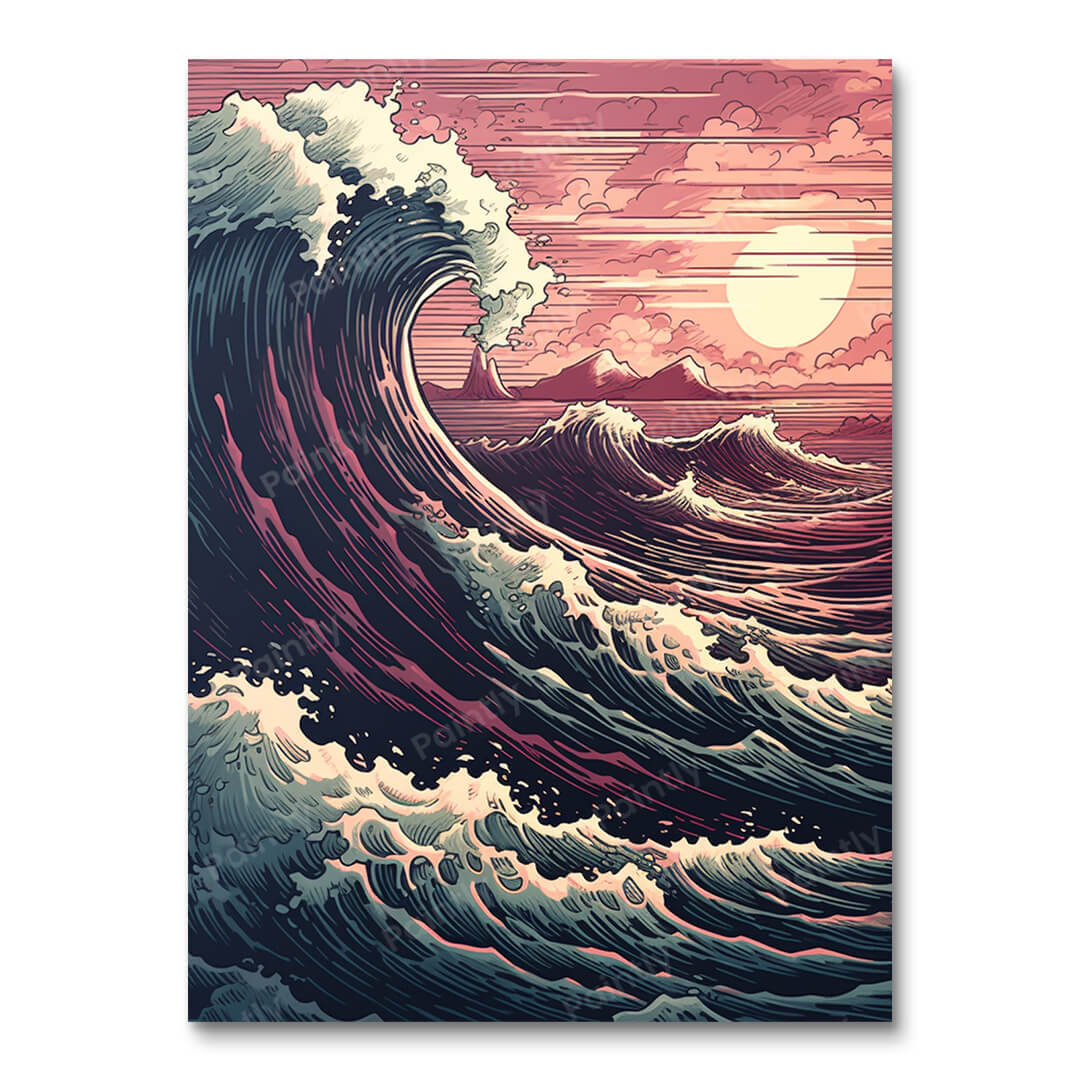 Wave Waltz (Paint by Numbers)