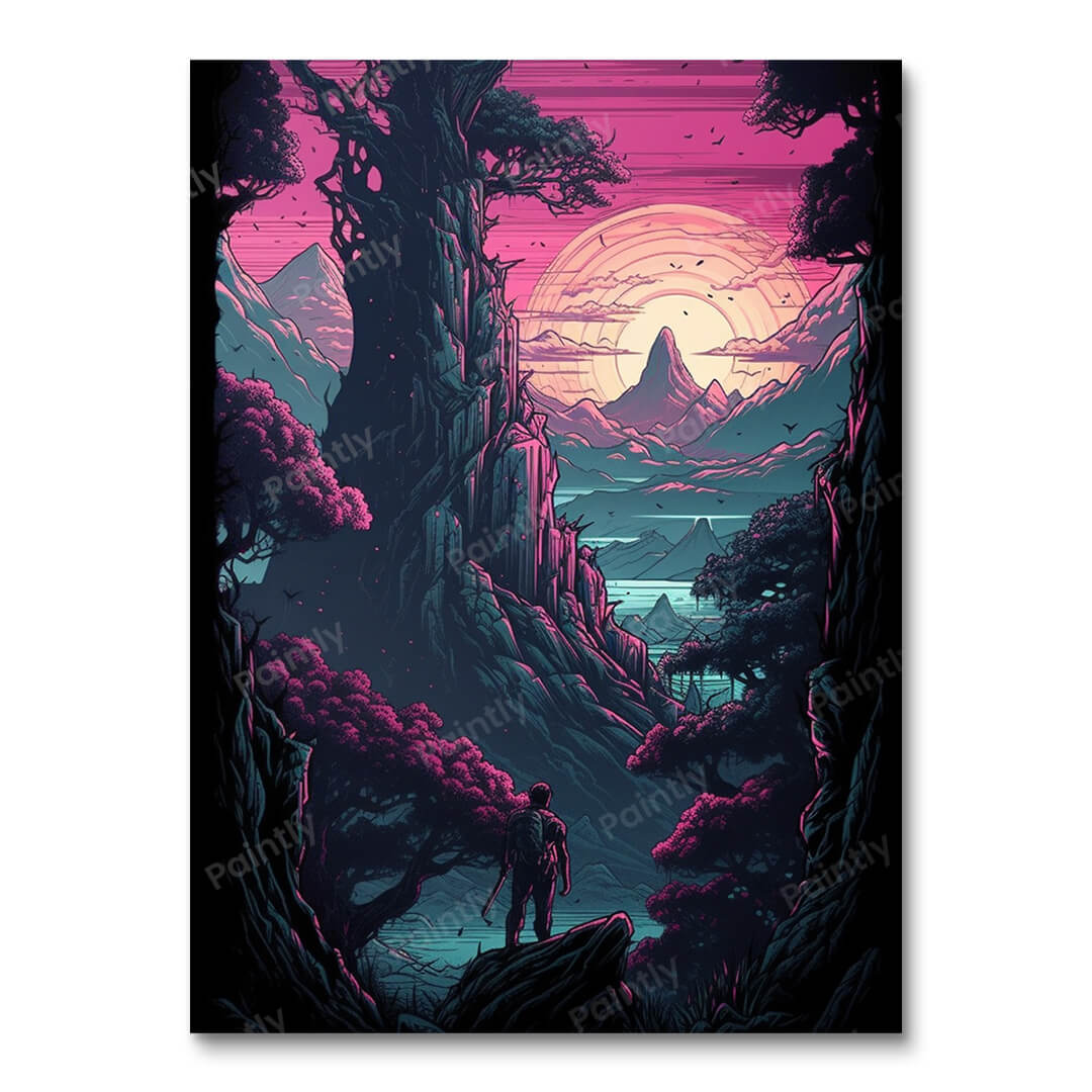 Silhouettes and Sunsets (Diamond Painting)