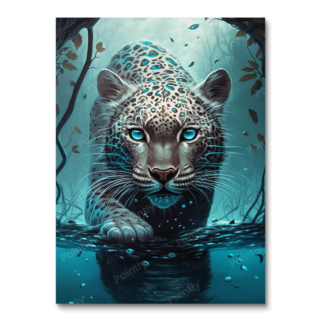 Lurking Leopard (Diamond Painting)