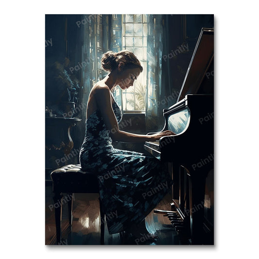 Midnight Melodies (Diamond Painting)