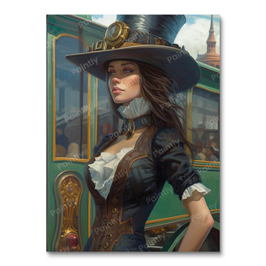 Victorian Steampunk Muse (Wall Art)