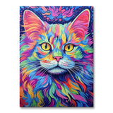 Psychedelic Cat III (Wall Art)