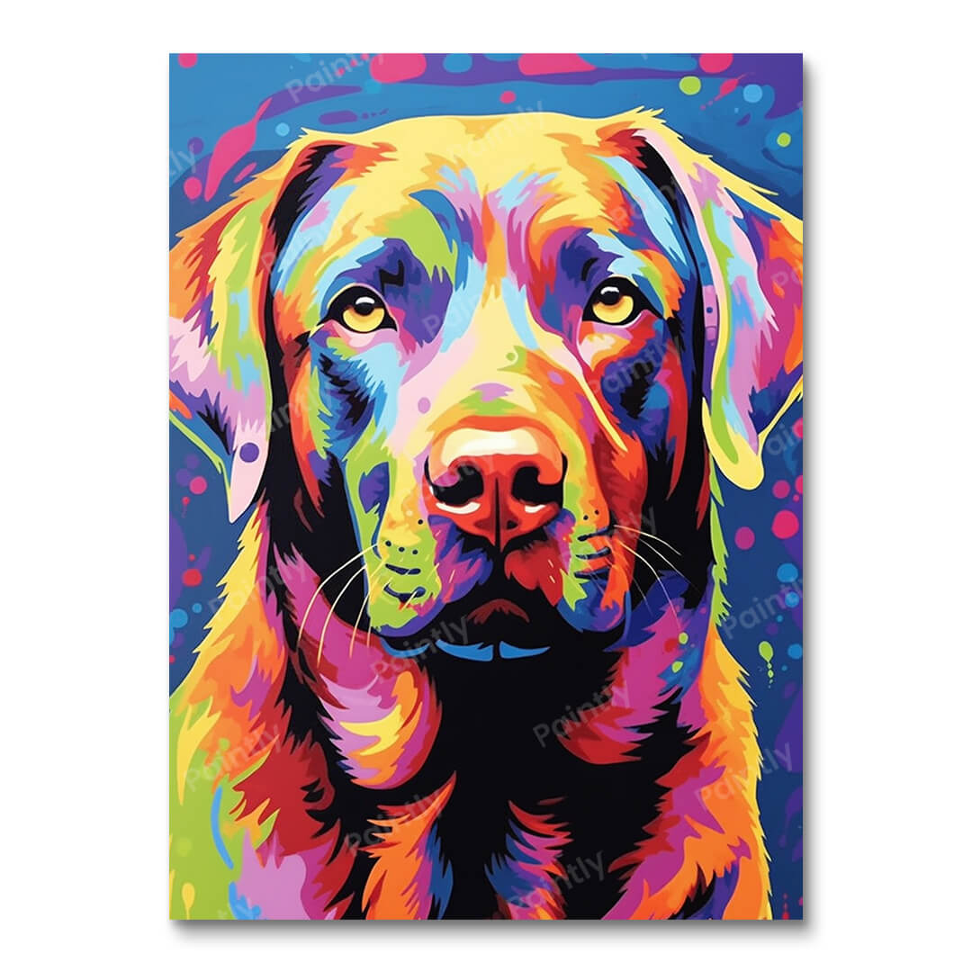 Psychedelic Dog III (Wall Art)