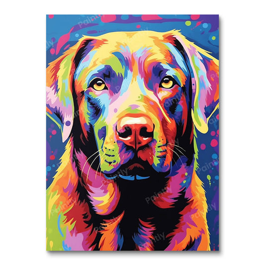 Psychedelic Dog III (vægkunst)