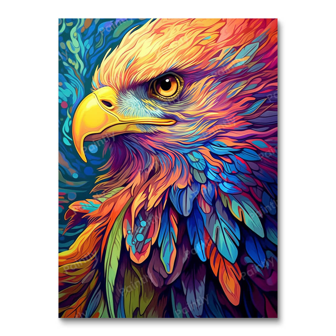 Psychedelic Eagle II (Diamond Painting)