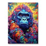 Psychedelic Gorilla V (Wall Art)