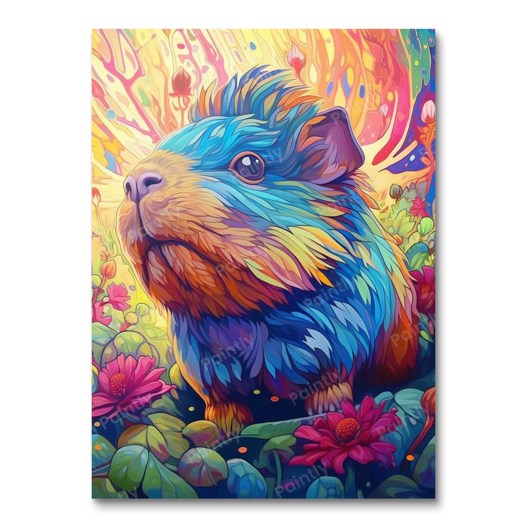 Psychedelic Guinea Pig II (Diamond Painting)