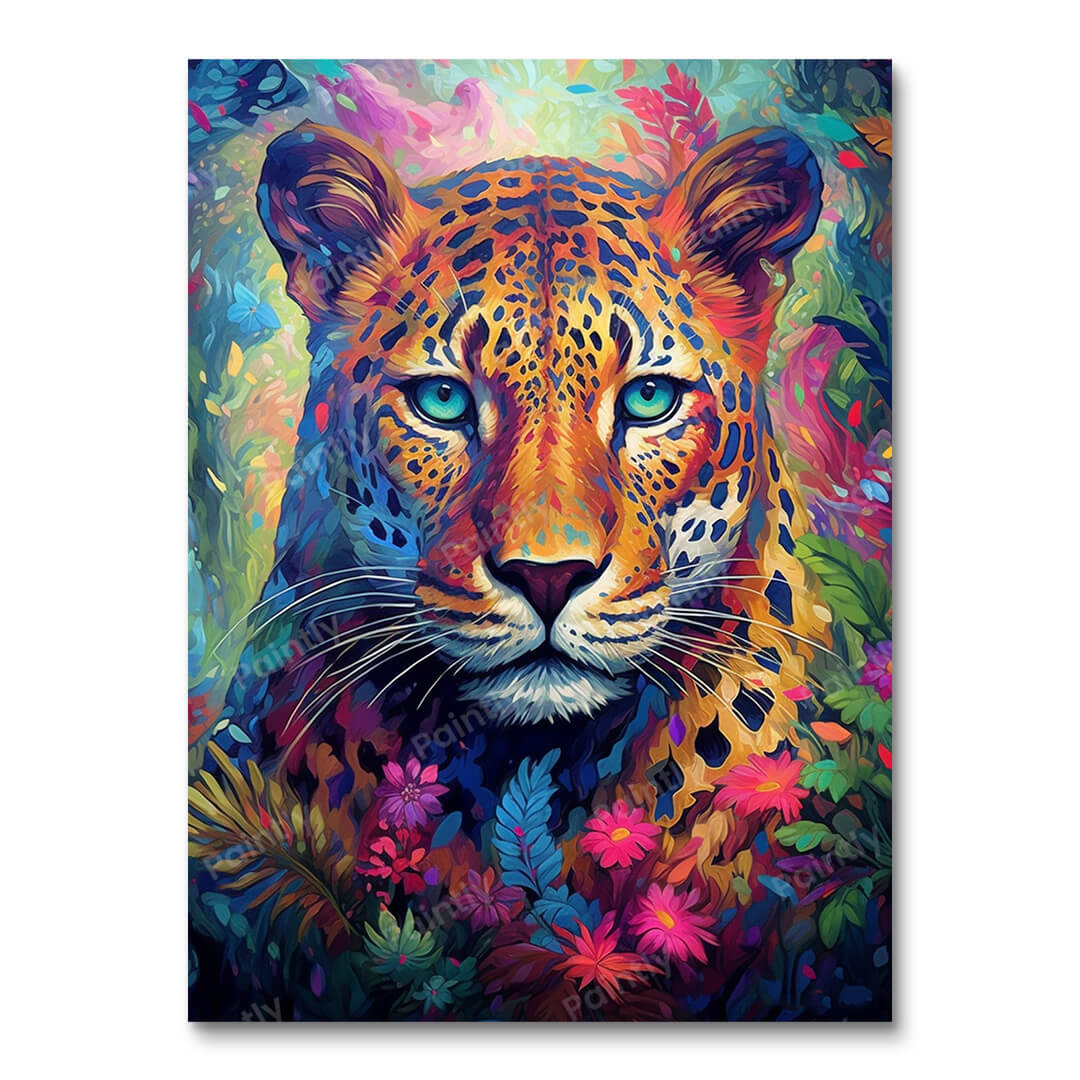 Psychedelic Leopard II (Diamond Painting)