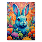 Psychedelic Rabbit III (Wandkunst)