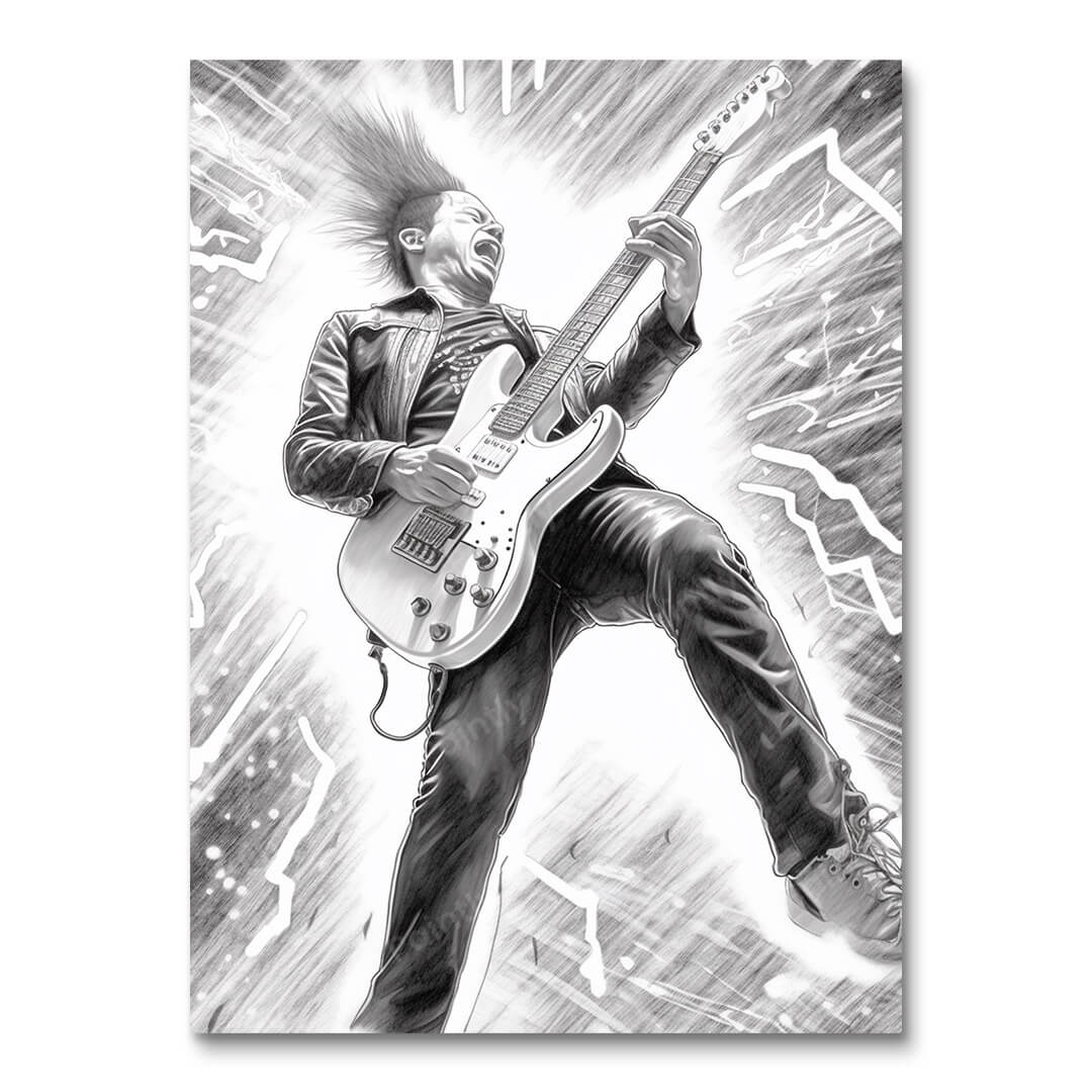 Guitar Hero (Diamond Painting)