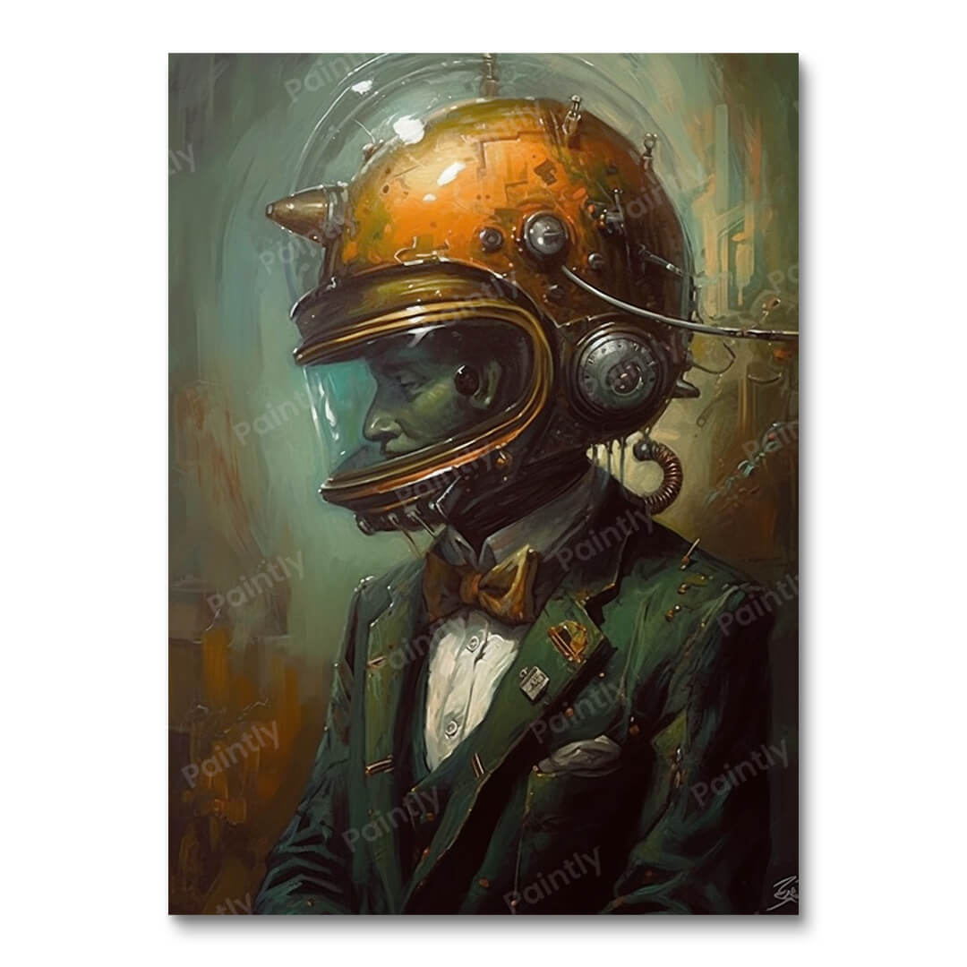 Steam Punk Mechaniker (Wandkunst)